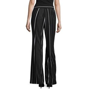 Worthington Wide Leg Black and White Strip Pants